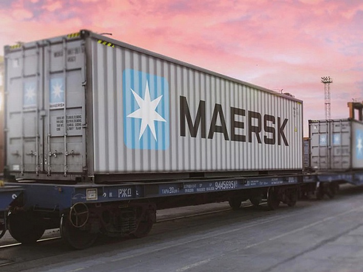 Maersk отправила из Санкт-Петербурга первый транзитный поезд сообщением Европа — Азия