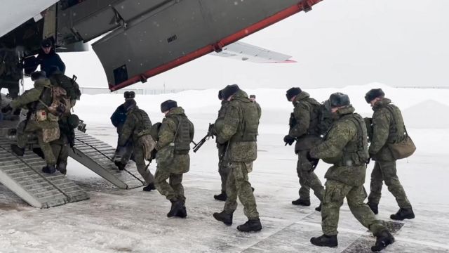 Отправка российских военных в Казахстан в рамках миссии ОДКБ